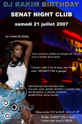 Dj Rakim birthday o senat