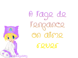 a l'age de ..............